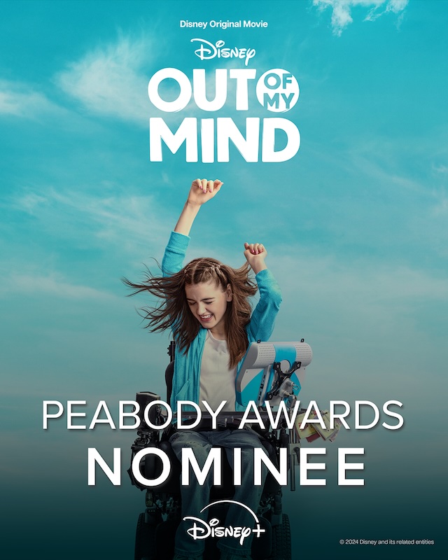“Out of My Mind” is nominated for a Peabody
